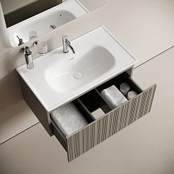 Sancos Мебель для ванной Code 80 серая платина – фотография-6