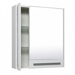 Runo Зеркало-шкаф для ванной Мира 75 белый – фотография-6