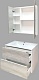 Comforty Мебель для ванной Женева 75 подвесная дуб белый – картинка-12