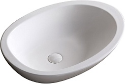 Ceruttispa Раковина накладная 66 CR1005 белая – фотография-1