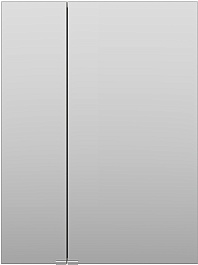 Misty Зеркальный шкаф Аура 60 белый – фотография-1