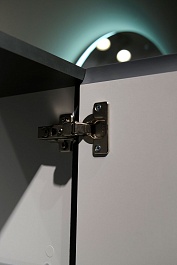 Jorno Тумба с раковиной Lumino 120 подвесная антрацит – фотография-3