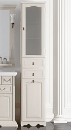 Opadiris Шкаф-пенал для ванной "Риспекто 40" R слоновая кость – фотография-1