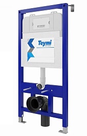 Teymi Унитаз подвесной Lina Pro T40106 с инсталляцией Aina T70011 кнопка Helmi T70204 – фотография-9