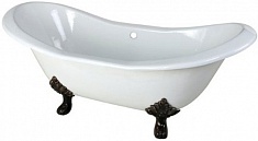 Фэма Чугунная ванна "Julietta", ножки бронза, покрытие хром, золото или бронза
