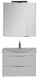 Aquanet Мебель для ванной "Франка 85" белая (183190) – фотография-3