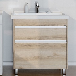 СанТа Тумба под раковину Уран 80 дуб австрийский – фотография-3