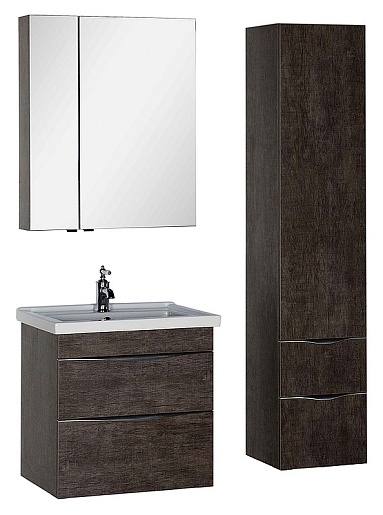 Aquanet Мебель для ванной "Эвора 70" дуб антик – фотография-2