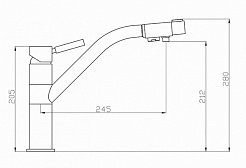 Zorg Смеситель для кухни "Clean Water ZR 401 KF" хром – фотография-2