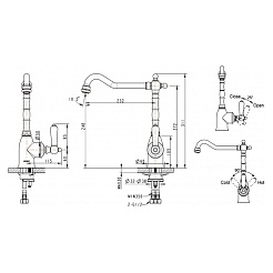 Promo Смеситель для кухни Art F775109G-1 золото – фотография-2