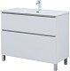 Aquanet Мебель для ванной Вега 100 Flat белая – картинка-26