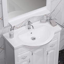 Opadiris Тумба под раковину Риспекто 85 белая – фотография-5