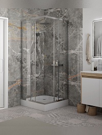 Teymi Душевой уголок Helmi 80х80 с поддоном T00601 – фотография-3