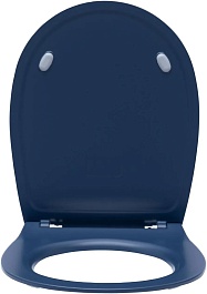 Allen Brau Унитаз подвесной Fantasy 4.11004.ID индиго с крышкой 4.11005.ID – фотография-3