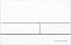 Ceramicanova Подвесной унитаз Metric Rimless с шумоизоляционной панелью CN1000 с системой инсталляции Envision кнопка Flat белая – фотография-2
