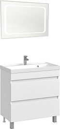 Водолей Мебель для ванной Best 80 белая – фотография-1