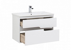 Aquanet Тумба с раковиной Модена 85 белый – фотография-11