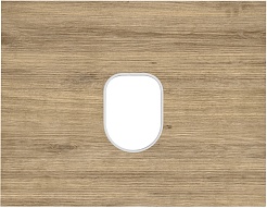 Акватон Тумба с раковиной Либерти 60 Одри Soft дуб эльвезия – фотография-9