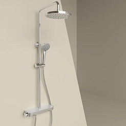 Sancos Душевая система Teo с термостатом хром SC11002CH – фотография-8