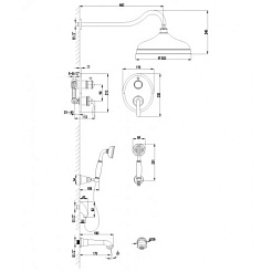 Lemark Душевая система Brava LM4722G – фотография-2