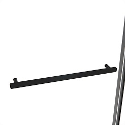 Vincea Душевой уголок Slim Soft 110x100 VSR-1SS1011CLB профиль черный стекло прозрачное – фотография-6