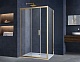 Vincea Душевой уголок Alpha 150x90 VSR-3AL9015CLG профиль брашированное золото стекло прозрачное – картинка-9