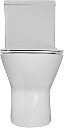 Azario Унитаз-компакт Mons AZ-76004 безободковый с бачком с сиденьем микролифт белый – фотография-4