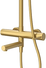 Cezares Душевая система RELAX-CVD-BORO брашированное золото – фотография-3