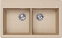 Florentina Мойка кухонная Тоскана 820 бежевая – фотография-1