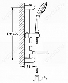 Grohe Душевой гарнитур "Euphoria 110 Champagne 27232001" – фотография-2