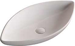 Ceruttispa Раковина накладная 71 CR7093A белая – фотография-1