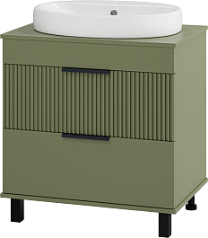 Brevita Тумба под раковину Enfida 70 зеленая – фотография-3