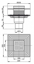 Alcaplast Душевой трап APV2324 – фотография-2