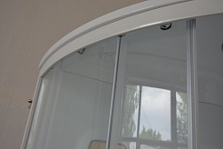 Royal Bath Душевая кабина ALP RB 150ALP-T-L 150x100 L с г/м стекло прозрачное профиль белый – фотография-6