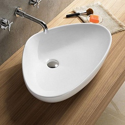 Teymi Раковина накладная в ванную Ellie 60 белая T50802 – фотография-6