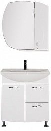 Aquanet Мебель для ванной "Моника 75" белый – фотография-1