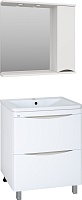 Misty Мебель для ванной Атлантик 80 R 2 ящика белая