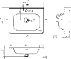 Brevita Тумба с раковиной Risacca Crema 60 серая – фотография-10