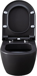 Allen Brau Унитаз подвесной Priority 4.31001.AN антрацит с крышкой 4.31004.AN – фотография-9