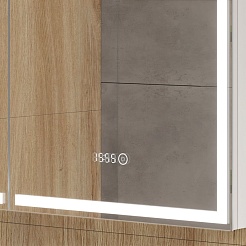 Equil Зеркальный шкаф Corner 70 белый – фотография-6