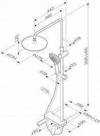 Am.Pm Душевая система Like F0780700 – фотография-6