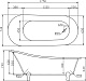 BelBagno Акриловая ванна BB23-CRM – фотография-5