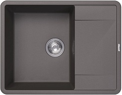 Florentina Мойка кухонная Пьемонт 650 серый шелк – фотография-1