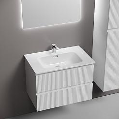 Sancos Тумба с раковиной Snob T 70 bianco раковина Element CN7007 71 – фотография-4