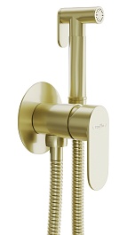 Tokito Смеситель для гигиенического душа FURO брашированное золото TOK-FUR-1016BG – фотография-1