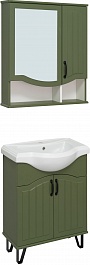 Runo Мебель для ванной Марсель 65 зеленая – фотография-1