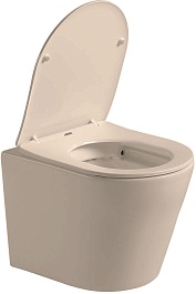 Vincea Унитаз подвесной Piatti VT1-11SMC безободковый капучино матовый – фотография-5