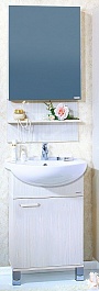 Бриклаер Мебель для ванной Карибы 50 светлая лиственница – фотография-1