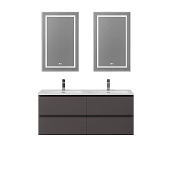 BelBagno Тумба под раковину Kraft 120-2 подвесная Темно-Серый матовый – фотография-14
