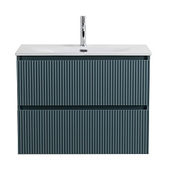 BelBagno Тумба с раковиной Uno mini 90 подвесная Голубой матовый с раковиной BB-8099-3-90 – фотография-2